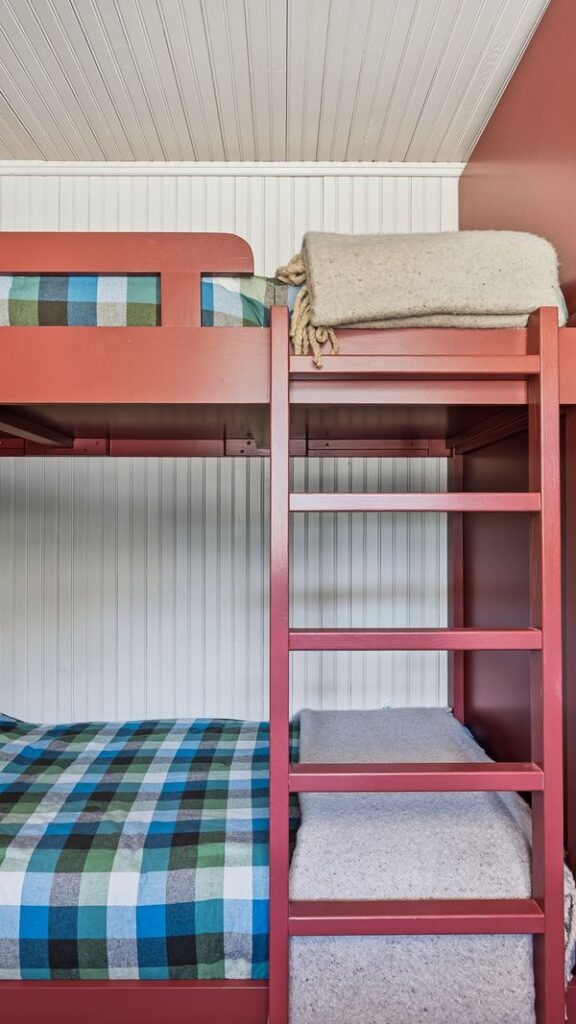 Quarto com beliches do Lima Country House