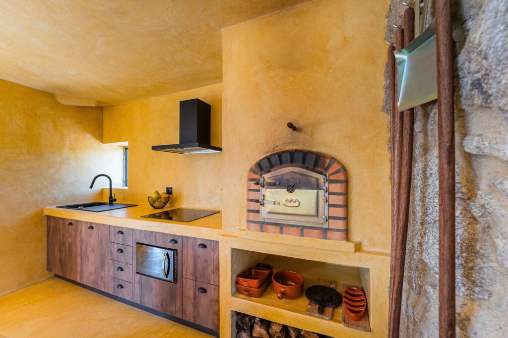 Cozinha da Villa com forno a lenha